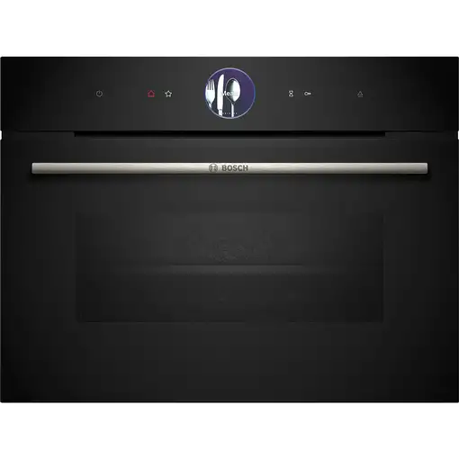 Bosch Serie 8 CSG7361B1 horno de vapor Medio Negro Tocar