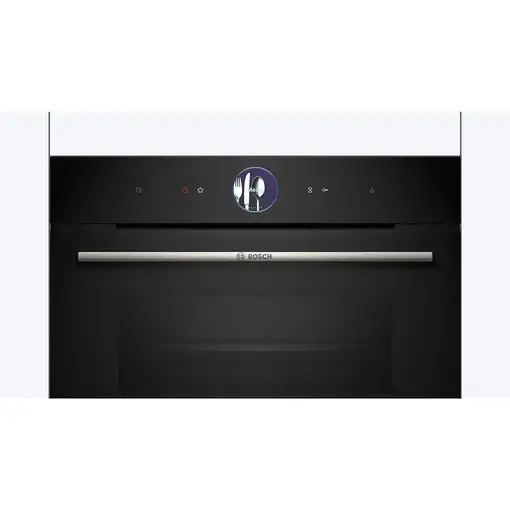Bosch Serie 8 CSG7361B1 horno de vapor Medio Negro Tocar