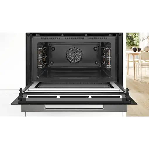 Bosch Serie 8 CMG7761B1 microondas Negro Microondas combinado Integrado 45 L 900 W