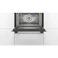 Bosch Serie 6 CMA585GS1 microondas Acero inoxidable Microondas combinado Integrado