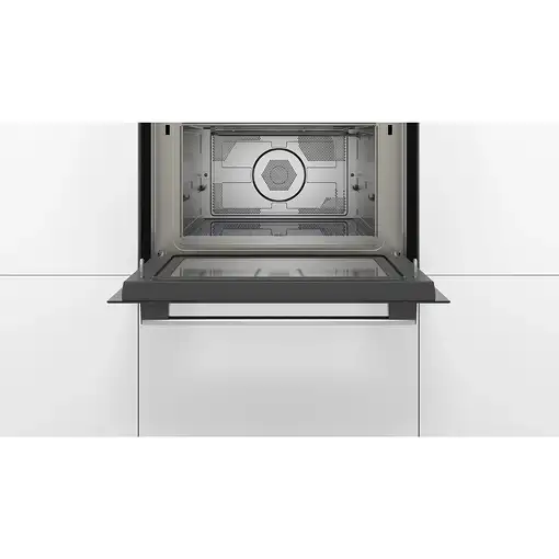 Bosch Serie 6 CMA585GS1 microondas Acero inoxidable Microondas combinado Integrado