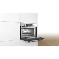 Bosch Serie 6 CMA585GS1 microondas Acero inoxidable Microondas combinado Integrado