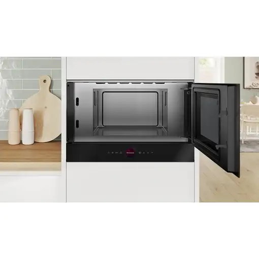 Bosch Serie 8 BFR7221B1 microondas Negro Solo microondas Integrado 21 L 900 W