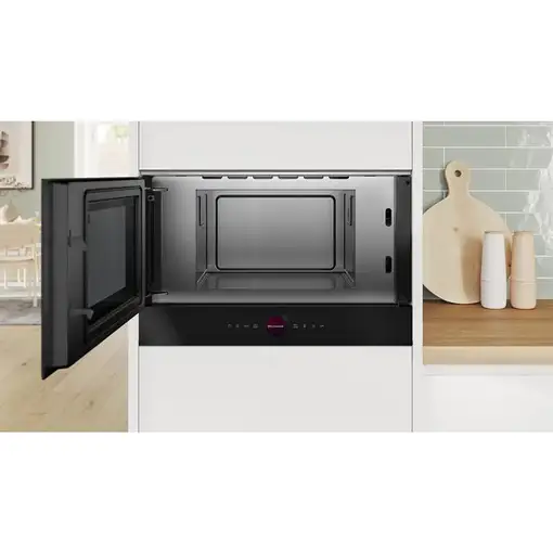 Bosch Serie 8 BFL7221B1 microondas Negro Solo microondas Integrado 21 L 900 W