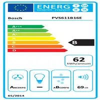 Bosch Serie 4 PVS611B16E hobs Negro Integrado 59.2 cm Con placa de inducción 4 zon