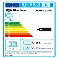 Balay 3CB5159N3 horno 47 L 2800 W Negro
