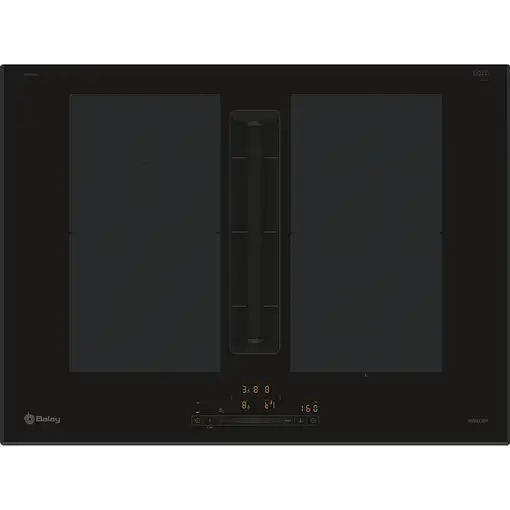 Balay 3EBC976LH hobs Negro Integrado 70 cm Con placa de inducción 4 zona(s) Campan