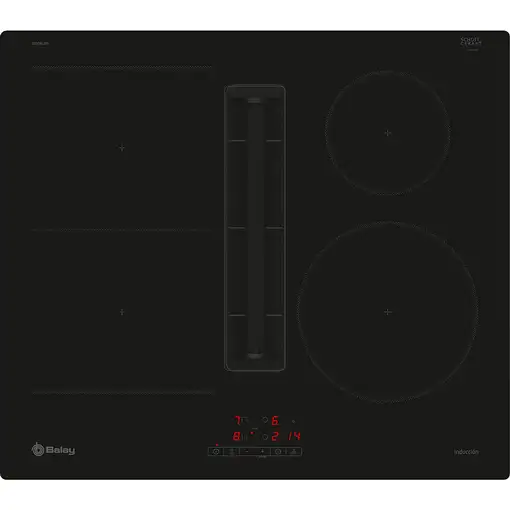 Balay 3EBC963ER hobs Negro Integrado 80 cm Cerámico 4 zona(s) Campana integrada