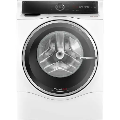 Bosch Serie 8 WNC254A0ES lavadora-secadora Independiente Carga frontal Blanco D