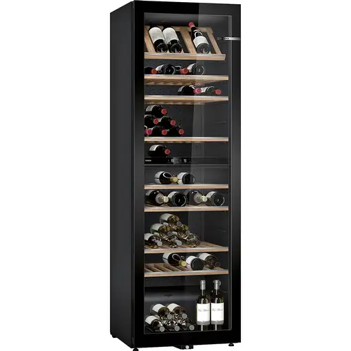 Bosch Serie 6 KWK36ABGA enfriador de vino Nevera de vino Independiente Negro 199 b