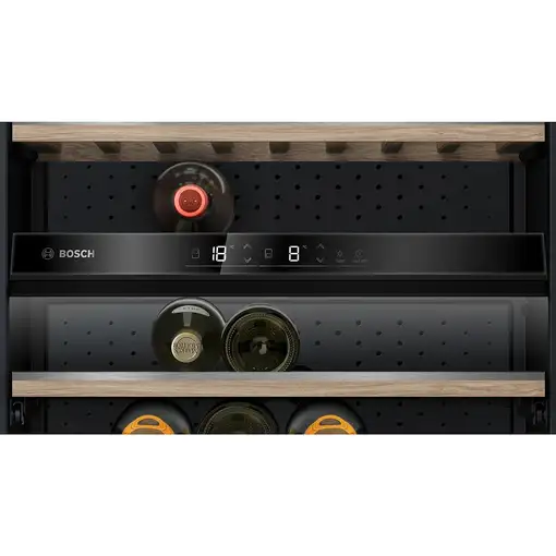 Bosch Serie 6 KWK36ABGA enfriador de vino Nevera de vino Independiente Negro 199 b