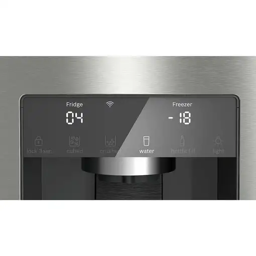 Bosch Serie 6 KFD96APEA nevera puerta lado a lado Independiente 574 L E Acero inox