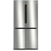 Bosch Serie 4 KFN96APEA nevera puerta lado a lado Independiente 605 L E Acero inox