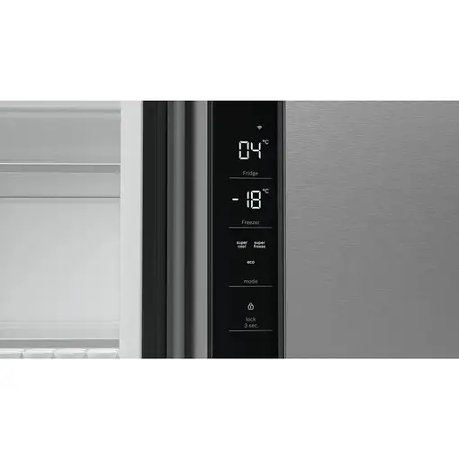 Bosch Serie 4 KFN96APEA nevera puerta lado a lado Independiente 605 L E Acero inox