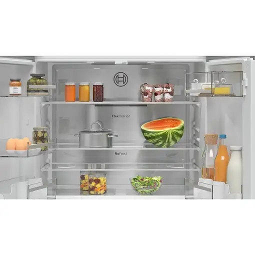 Bosch Serie 4 KFN96APEA nevera puerta lado a lado Independiente 605 L E Acero inox