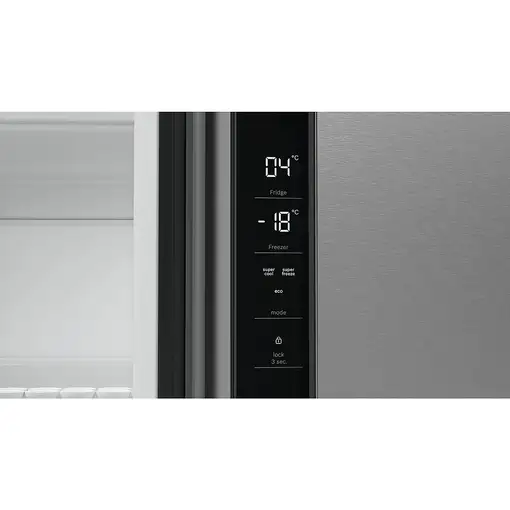 Bosch Serie 4 KFN96VPEA nevera puerta lado a lado Independiente 605 L E Acero inox