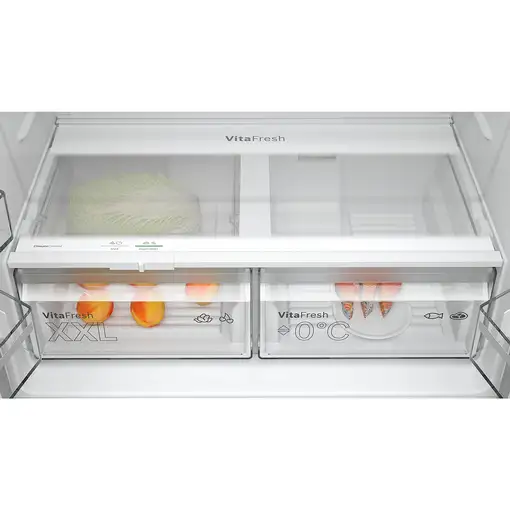 Bosch Serie 4 KFN96VPEA nevera puerta lado a lado Independiente 605 L E Acero inox