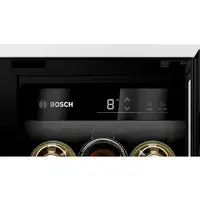 Bosch KUW20VHF0 enfriador de vino Nevera de vino Integrado Negro 21 botella(s)