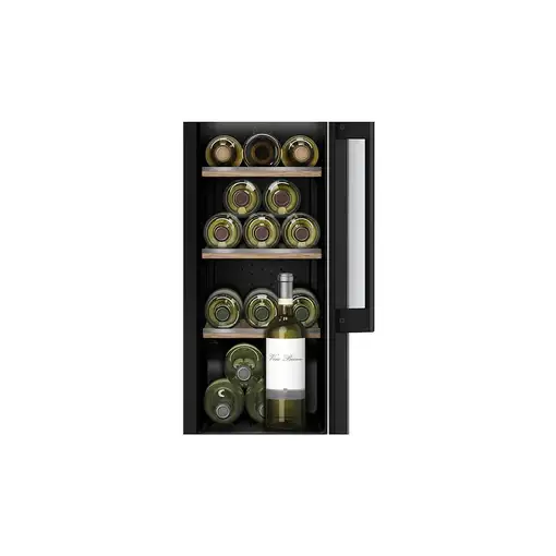 Bosch KUW20VHF0 enfriador de vino Nevera de vino Integrado Negro 21 botella(s)