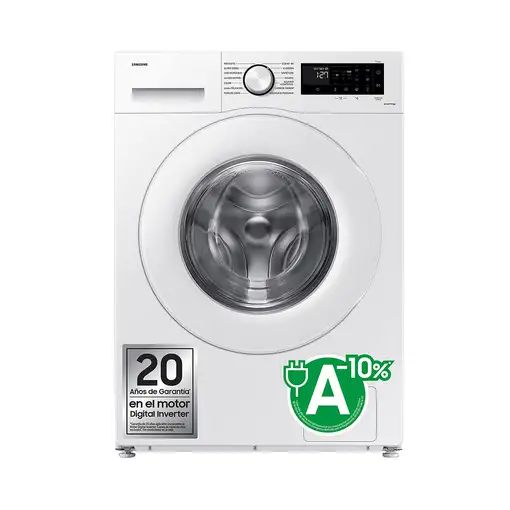 Samsung Lavadora 11kg AI EcoBubble Blanca, Clasificación Energética A WW11DG5B25TE