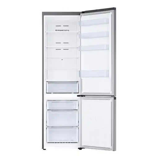 Samsung Frigorífico Combi 2m 390L Inox Clasificación Energética E y Smart AI - RB3