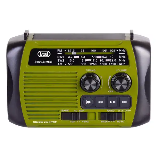 Trevi RA 7F30 BT Portátil Analógica Negro, Verde