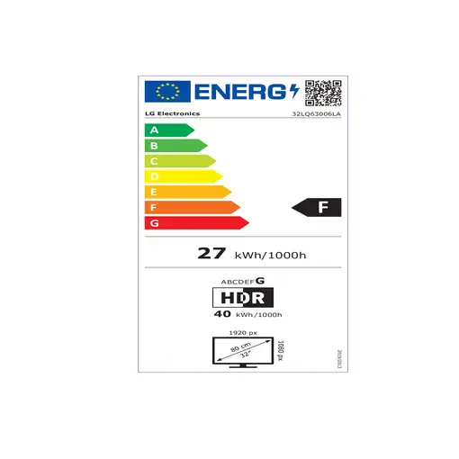 LG FHD 32LQ63006LA.API Televisor 81,3 cm (32'') Full HD Smart TV Wifi Negro