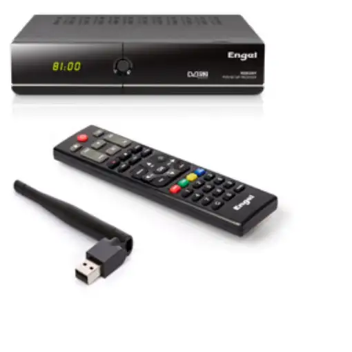 Engel RS8100Y descodificador para televisor IPTV, Satélite Full HD Negro