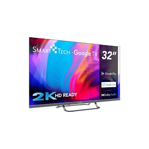 Smart-Tech 32HG01V Televisor 81,3 cm (32'') HD Smart TV Wifi Gris 180 cd / m²