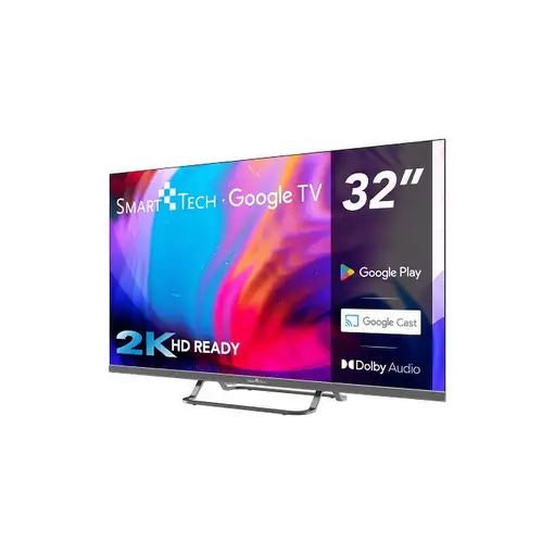 Smart-Tech 32HG01V Televisor 81,3 cm (32'') HD Smart TV Wifi Gris 180 cd / m²