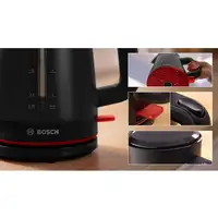 Bosch TWK3M123 tetera eléctrica 1,7 L 2400 W Negro