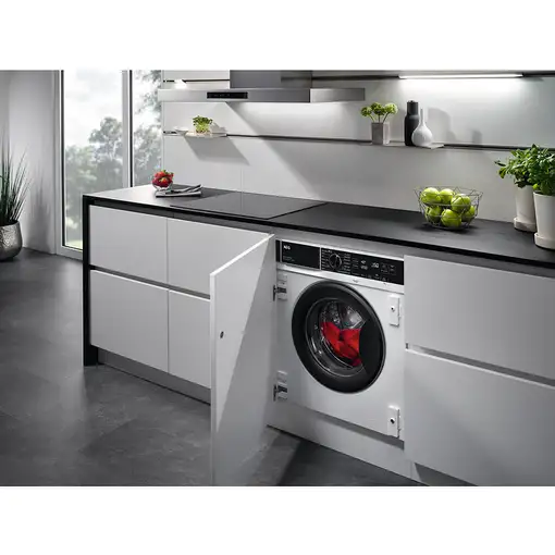 AEG Series 7000 LWN7E8636F lavadora-secadora Integrado Carga frontal Blanco D