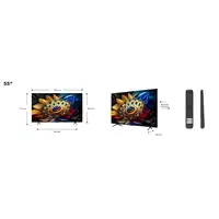 TCL C61 55C61B Televisor 139,7 cm (55'') 4K Ultra HD Smart TV Wifi Titanio 450 cd /