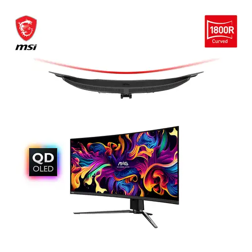 MSI MAG 341CQPDE QD-OLED pantalla para PC 86,4 cm (34") 3440 x 1440 Pixeles UltraW