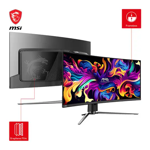 MSI MAG 341CQPDE QD-OLED pantalla para PC 86,4 cm (34") 3440 x 1440 Pixeles UltraW