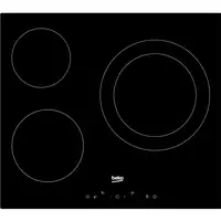 Beko HIC63402T hobs Negro Integrado Cerámico 3 zona(s)