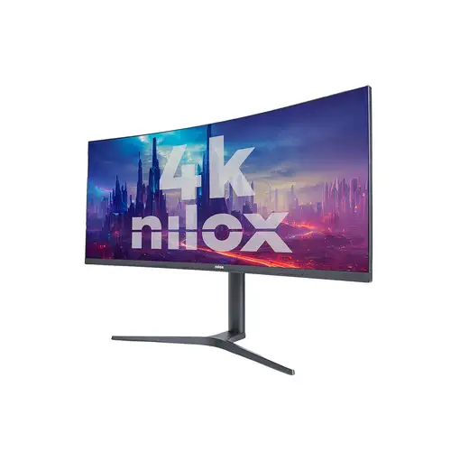 Nilox MONITOR 34" NXM344KD11 ULTRAWIDE 4K CURVO 144HZ 2HDMI 2DP 1MS MMDIA pantalla