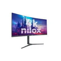 Nilox MONITOR 34" NXM344KD11 ULTRAWIDE 4K CURVO 144HZ 2HDMI 2DP 1MS MMDIA pantalla