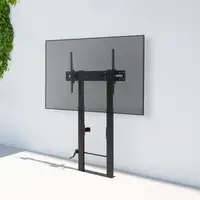 TooQ Lottus Soporte de Suelo/Pared Fijo con Regulación de Altura para Pantallas 55