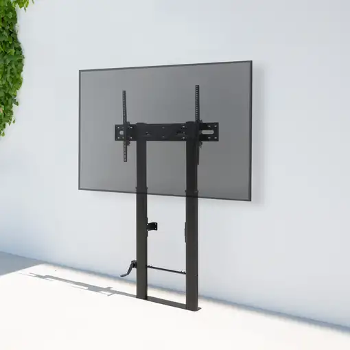TooQ Lottus Soporte de Suelo/Pared Fijo con Regulación de Altura para Pantallas 55