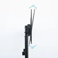 TooQ Lottus Soporte de Suelo/Pared Fijo con Regulación de Altura para Pantallas 55