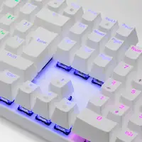 Mars Gaming MK422 Blanco, Teclado Mecánico Gaming RGB, Antighosting, Switch Mecáni