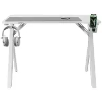 Mars Gaming MGD100RGB, Mesa Gaming Ergonómica RGB, Alfombrilla XXL, Soporte Auricu