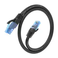 AISENS Cable De Red Latiguillo RJ45 Cat.6 UTP AWG26 CCA, Negro, 30 cm