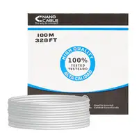 Nanocable CABLE RED RJ45 CAT.5E FTP FLEXIBLE AWG24, 100 M