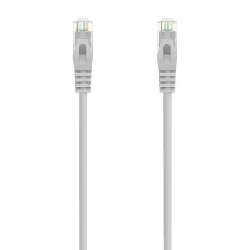 AISENS Cable de Red Latiguillo RJ45 LSZH Cat.6A 500 Mhz UTP AWG24, Gris, 30CM