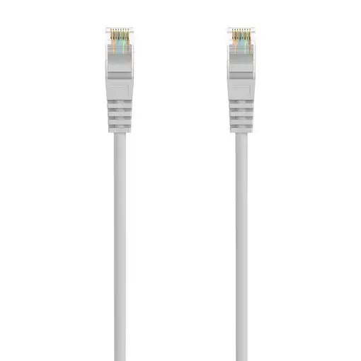 AISENS Cable de Red Latiguillo RJ45 LSZH Cat.6A 500 Mhz UTP AWG24, Gris, 20M