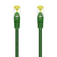 AISENS Cable De Red Latiguillo RJ45 LSZH Cat.7 600 MHz S/FTP PIMF AWG26, Verde, 1.