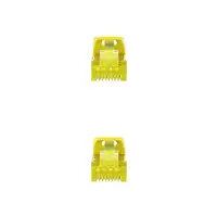 Nanocable Cable Red Latiguillo RJ45 LSZH CAT.6A SFTP AWG26, Amarillo, 30 cm