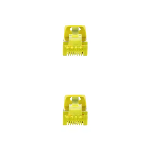 Nanocable Cable Red Latiguillo RJ45 LSZH CAT.6A SFTP AWG26, Amarillo, 30 cm
